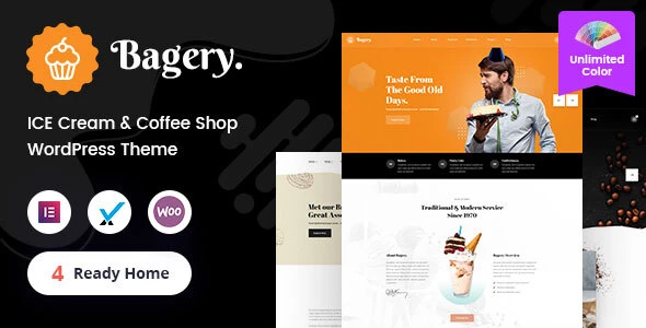 Bagery – Ice Cream Shop WordPress Theme