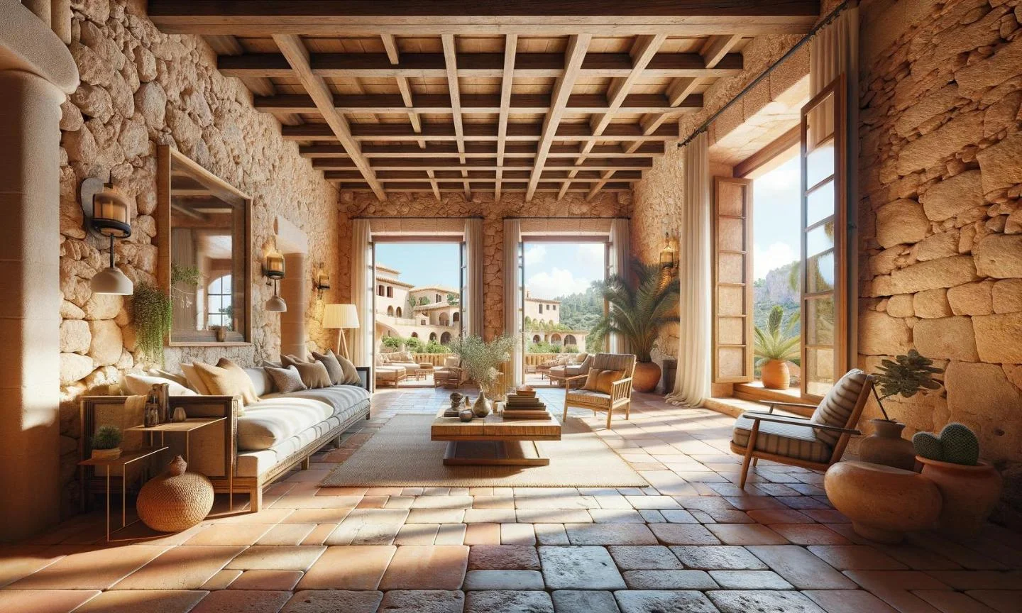 Decoración Interior con Piedra en Mallorca